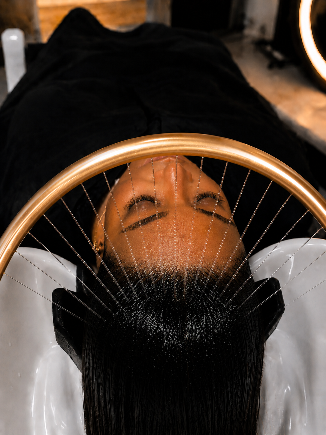 Make Me Beauty signature head spa with Himalayan salt scrub